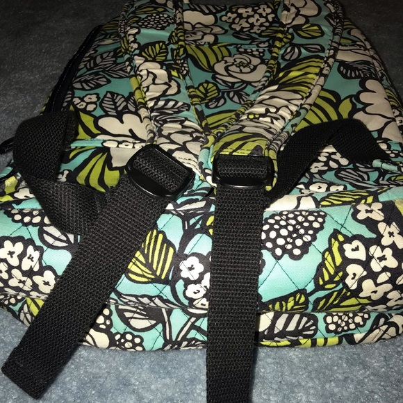 Vera Bradley Island Bloom Laptop backpack - Picture 5 of 6